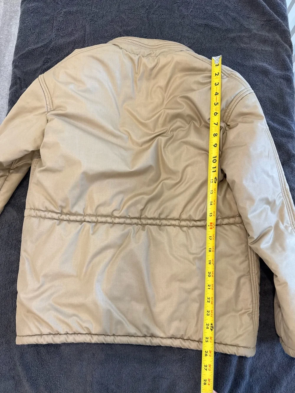 Lakeland Vintage Men's Tan Puffer Jacket - Lightweight Insulated Coat